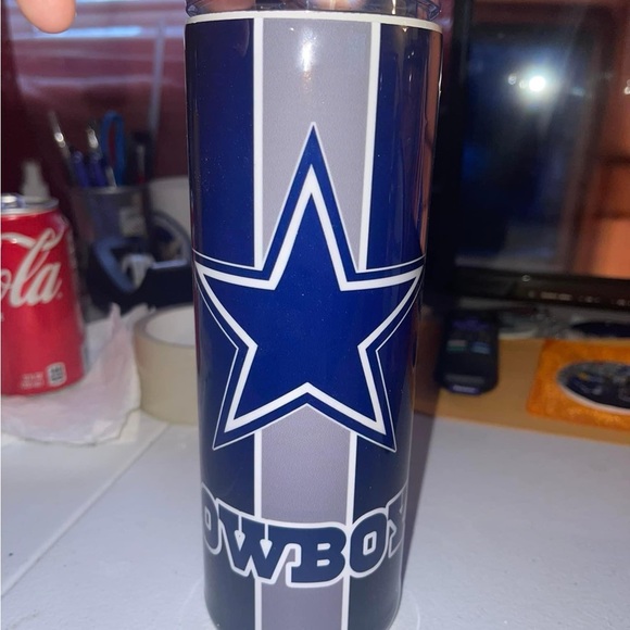 Handmade Dallas Cowboys tumbler - Picture 1 of 1